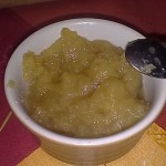 naturally fermenting apple sauce